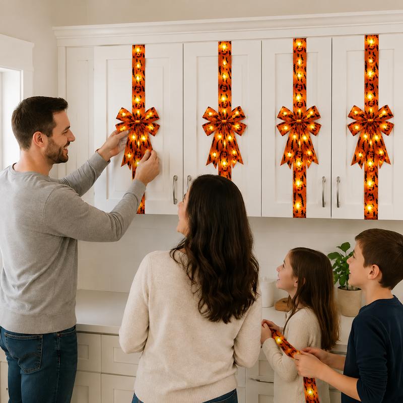 Halloween Hallow Cabinet Bows