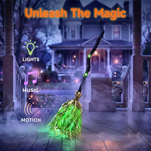 Halloween Hallow Motion Broom
