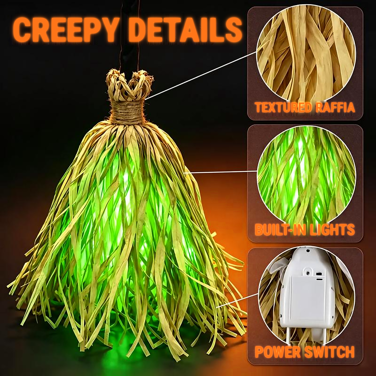 Halloween Hallow Motion Broom