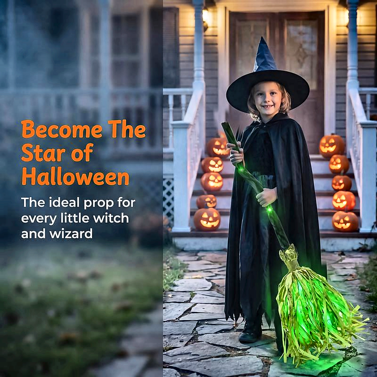 Halloween Hallow Motion Broom